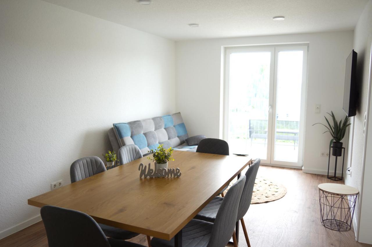 Exklusive Neubauwohnung Mit Wundervoller Aussicht Naehe Europapark Und Rulantica Burgheim Exterior foto