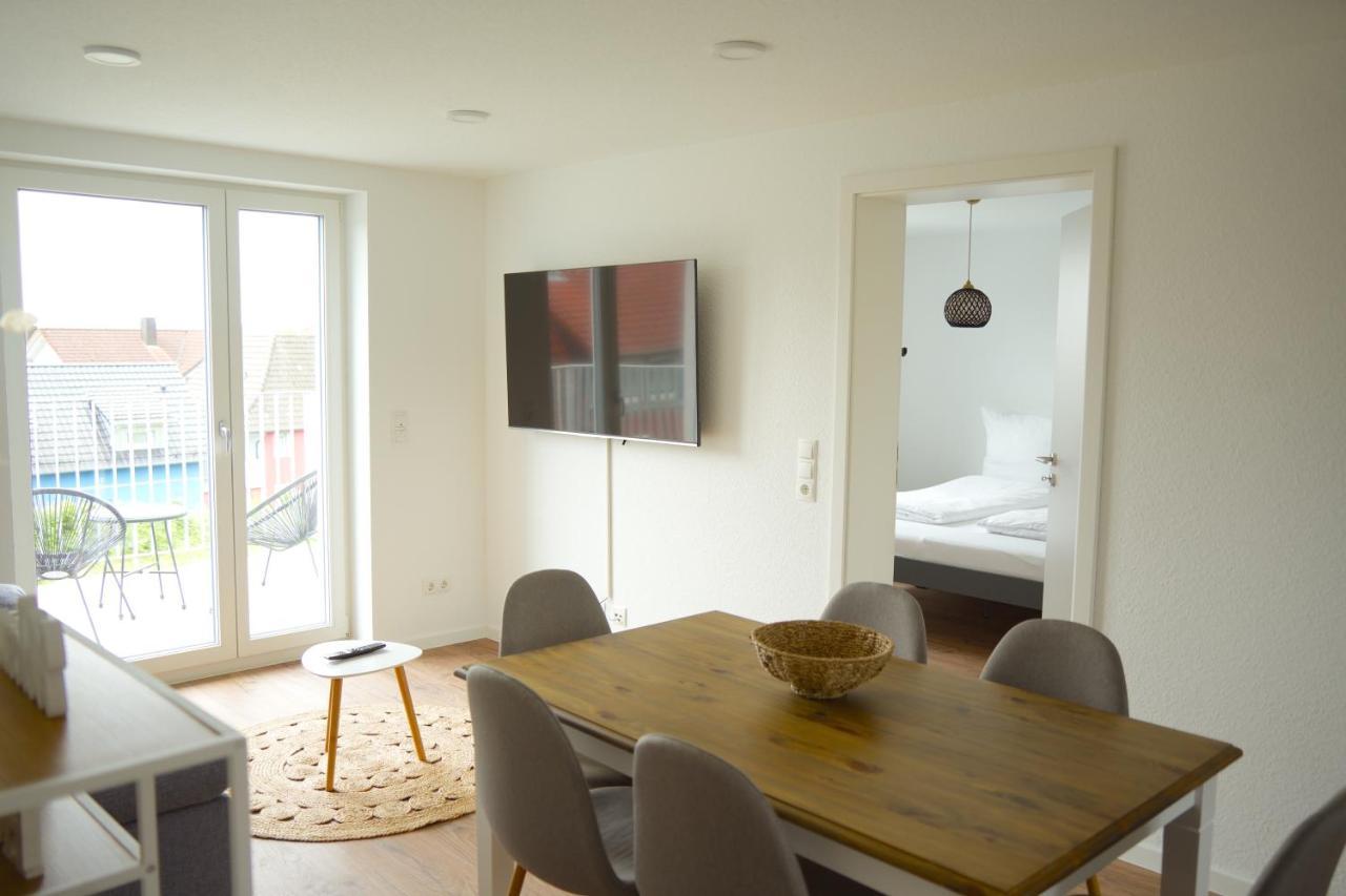 Exklusive Neubauwohnung Mit Wundervoller Aussicht Naehe Europapark Und Rulantica Burgheim Exterior foto
